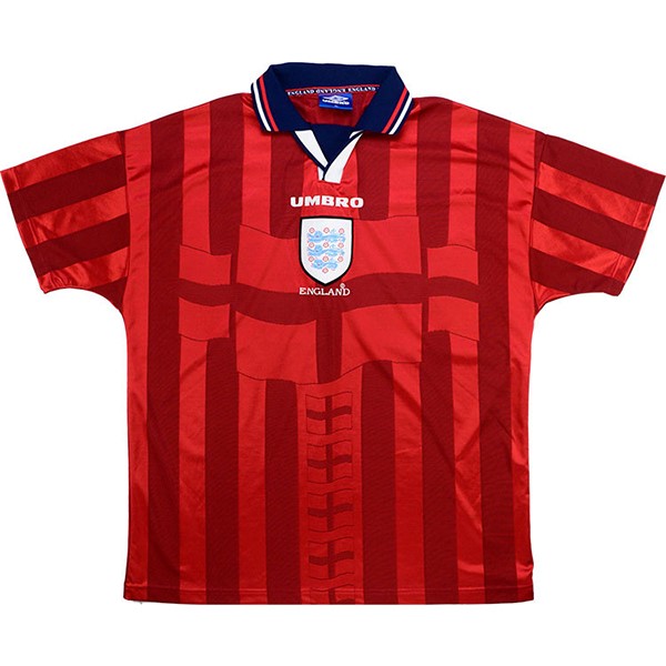 Maillot Football Angleterre Exterieur Retro 1998 Rouge